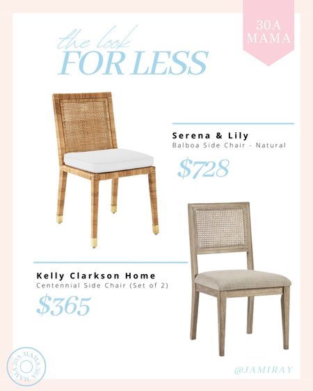 Get the look for the less with this chic dining chair
- Serena and Lily Balboa 
- Kelly Clarkson Centennial



#LTKsalealert #LTKhome #LTKfamily