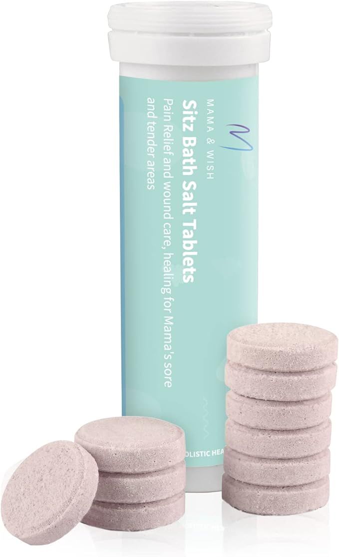 Sitz Bath Salt Tablets for Postpartum Care | Postpartum Essentials Pack of 10 Sitz Bath for Postp... | Amazon (US)