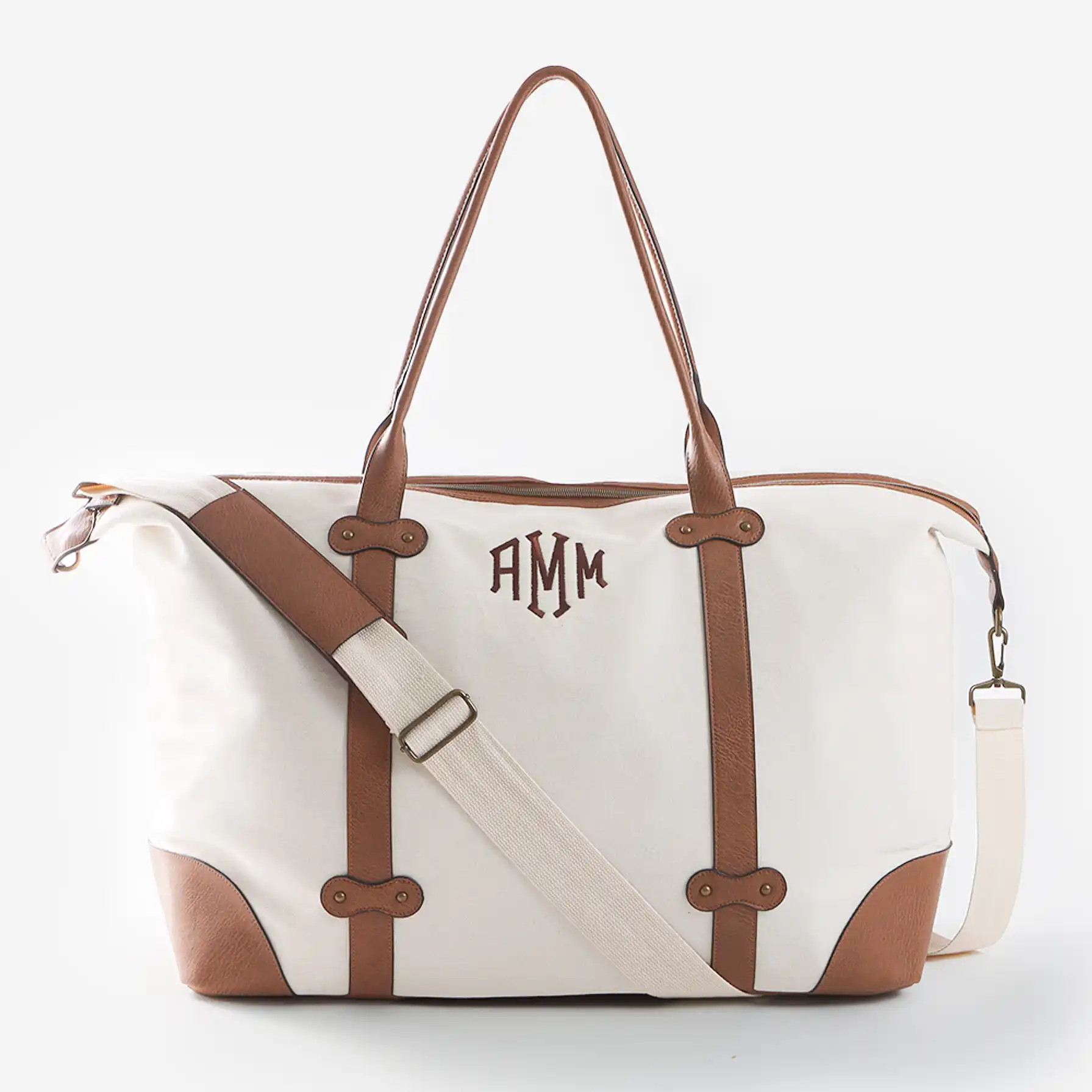Monogrammed Vintage Weekender | Marleylilly