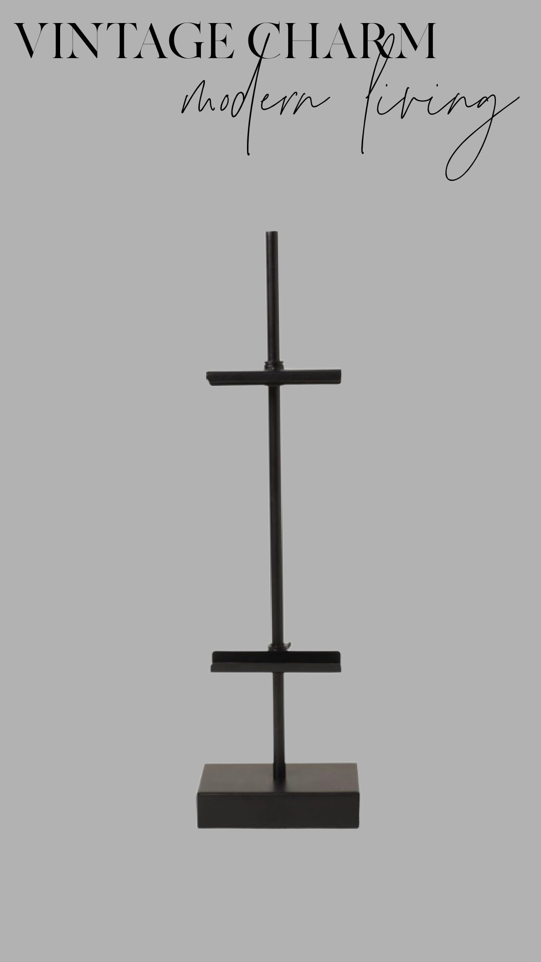 This modern black stand is one of those quiet styling pieces that makes everything look intentional. I love mixing a little black into a neutral space to add depth and contrast — it keeps things from feeling flat.

Perfect for layering on a console, bookshelf, or kitchen counter with small objects or seasonal decor.

Simple. Sculptural. Timeless.

#LTKHome