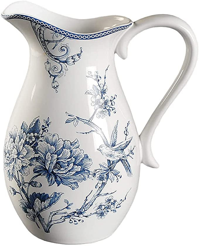 Amazon.com | 222 Fifth Adelaide Blue & White 11" Pitcher: Bowls | Amazon (US)