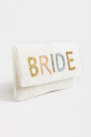 Bride Beaded Clutch | Francesca's