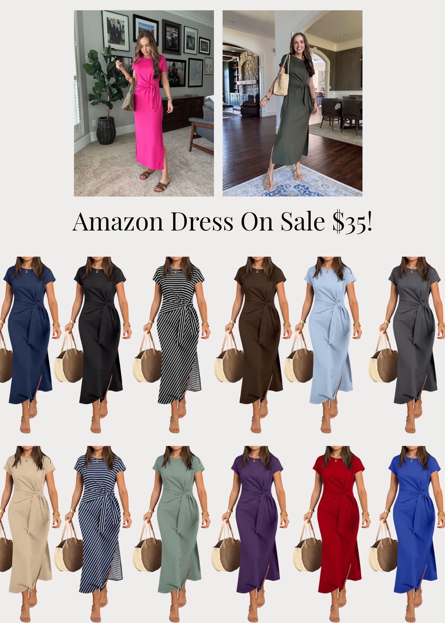 @amazon dress is 30% off today! It comes in so many colors and runs true to size