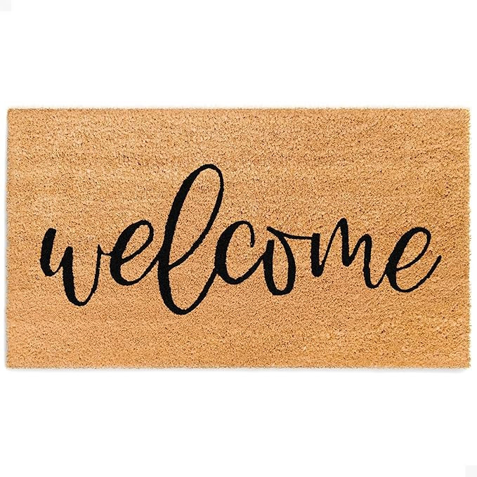 Amazon.com: THEODORE MAGNUS Door Mat - Welcome Mat for Front Door with Non-Slip Backing - Durable... | Amazon (US)