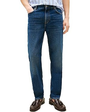 Tommy Hilfiger Slim Straight Fit Stretch Jeans for Men | Amazon (US)