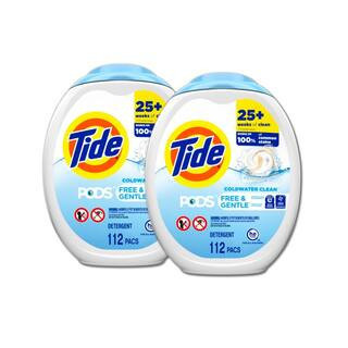 Free and Gentle Unscented Laundry Detergent Pods, 112-Count, 2-Pack | The Home Depot