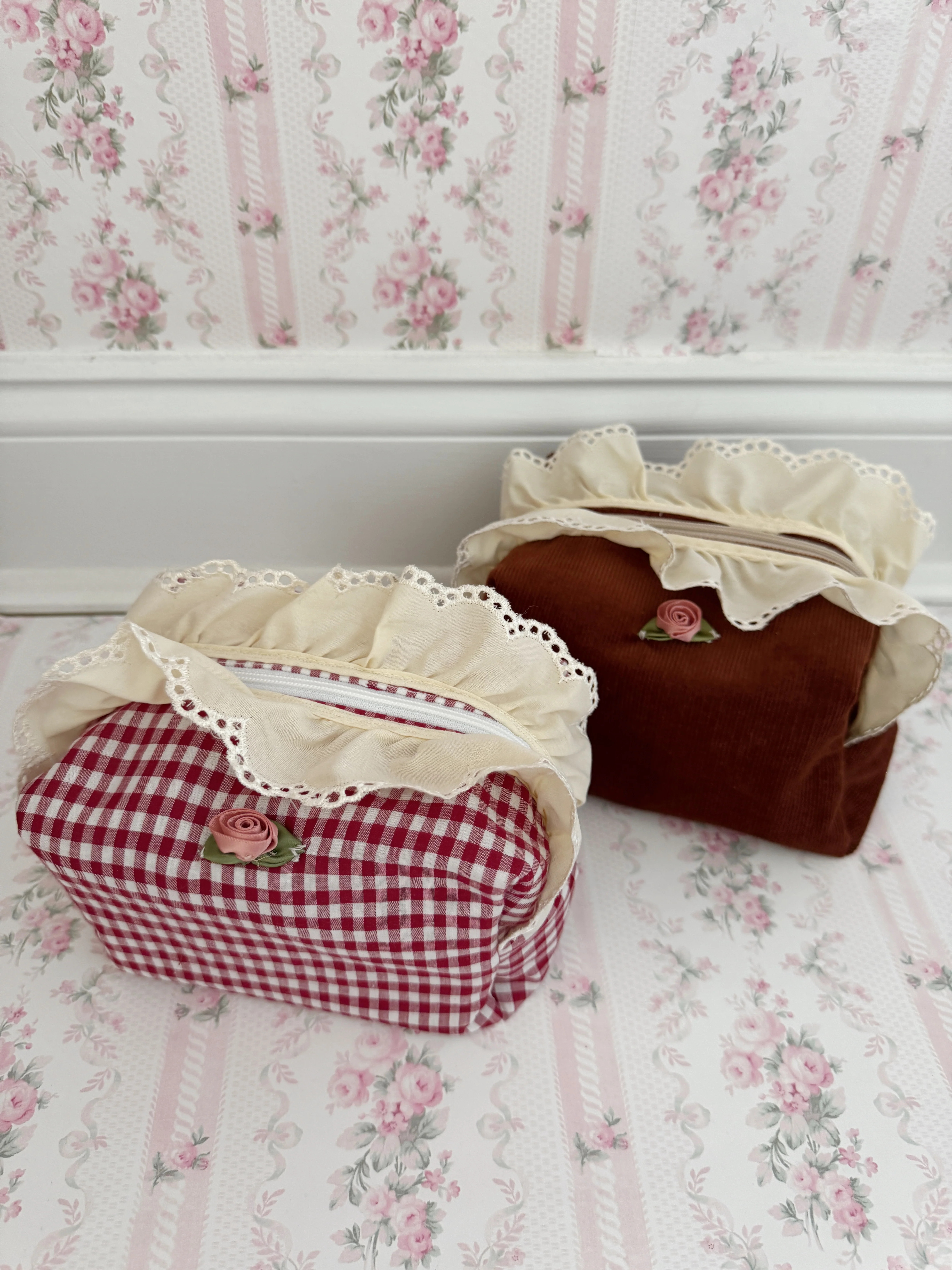 Brown Cinnamon Sugar Cosmetic Bag | Shop Your Darling Style