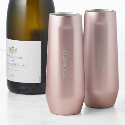 Corkcicle Stemless Champagne Flute, Set of 2 | Williams-Sonoma
