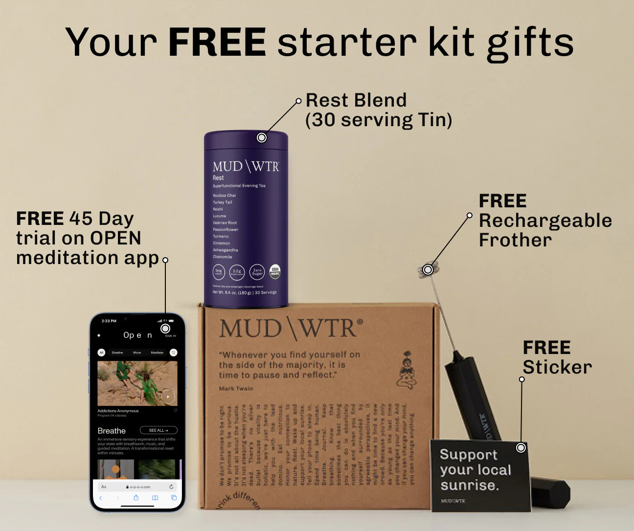 Rest Starter Kit | MUD\WTR