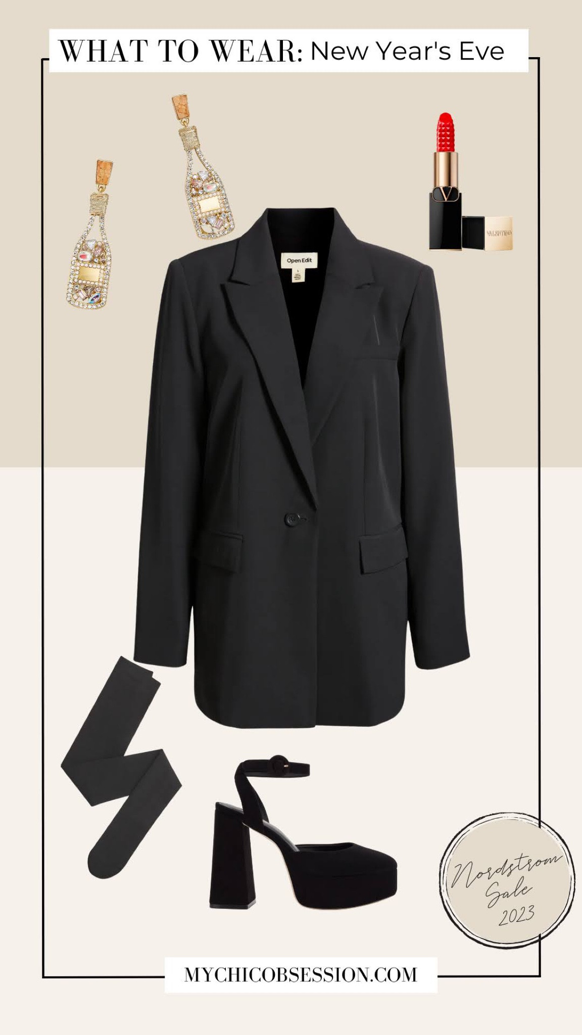 The Nordstrom sale is almost here! There are a lot of great deals this year on super chic clothes. 

Wondering how you can actually style the clothes? Here’s a complete outfit that you can wear for New Year’s Eve - put together with only sale items!

#LTKSeasonal #LTKstyletip #LTKxNSale