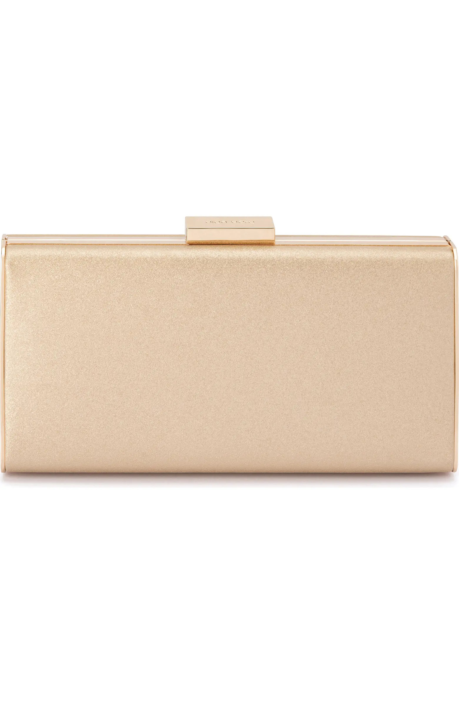 Olga Berg Precious Metallic Box Clutch | Nordstrom | Nordstrom