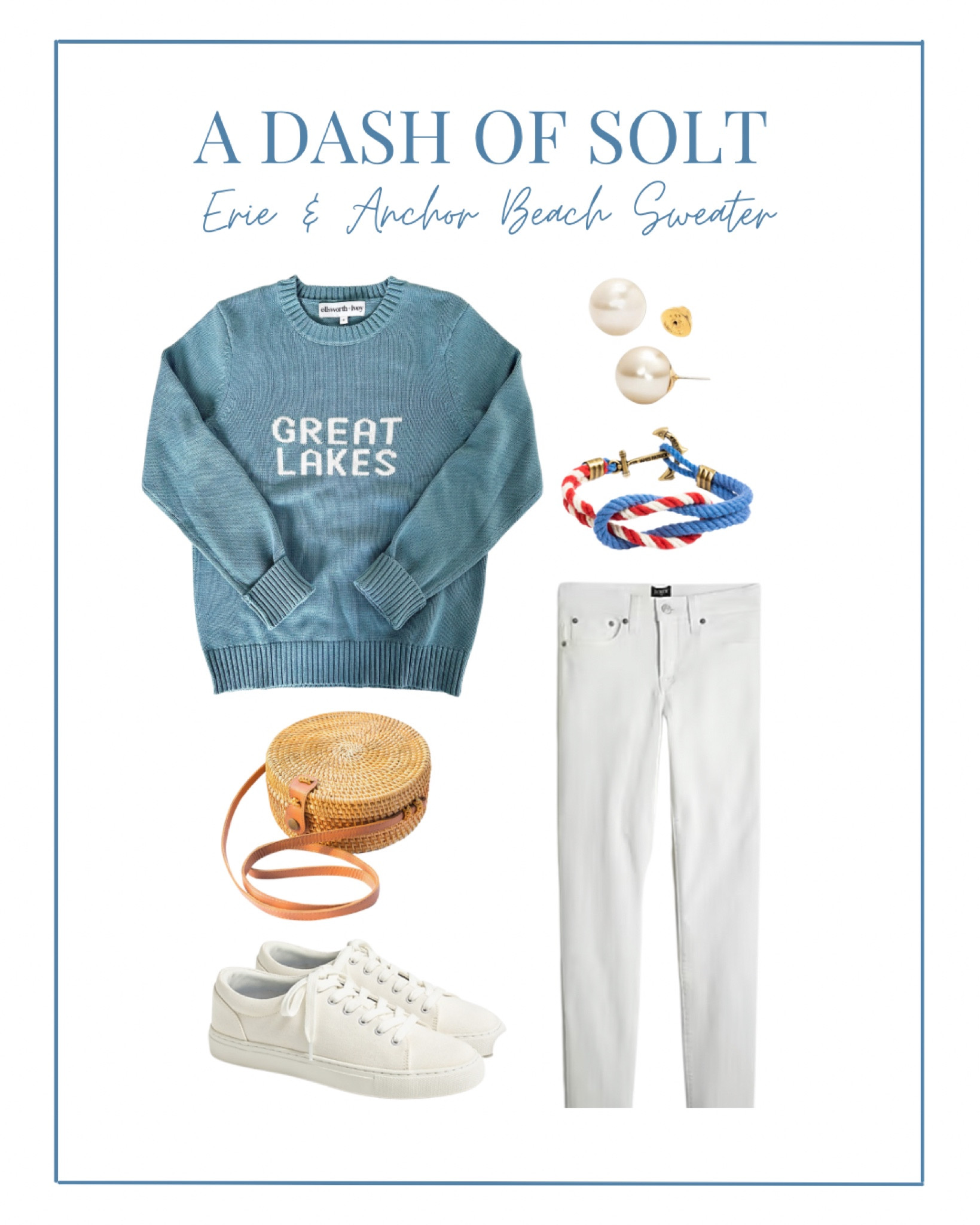 This gorgeous blue Great Lakes sweater from Ohio based Erie and Anchor is perfect for spring and beach days! 

Spring style, classic style, classic fashion, Ohio made, shop small, shop local, Erie and Anchor, beach style, preppy, preppy style, nautical 