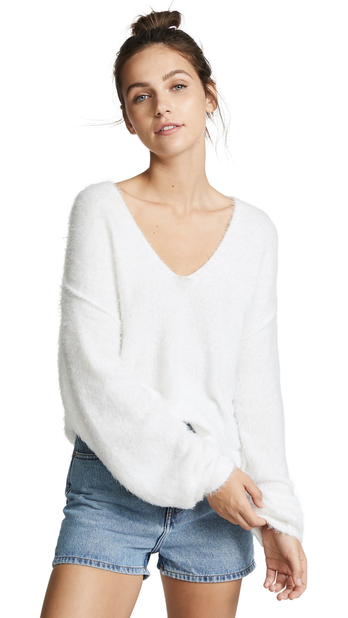 Free People Princess V Neck Sweater | Shopbop