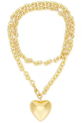 Roxanne Assoulin Heart And Soul Long Pendant Necklace in Gold from Revolve.com | Revolve Clothing (Global)