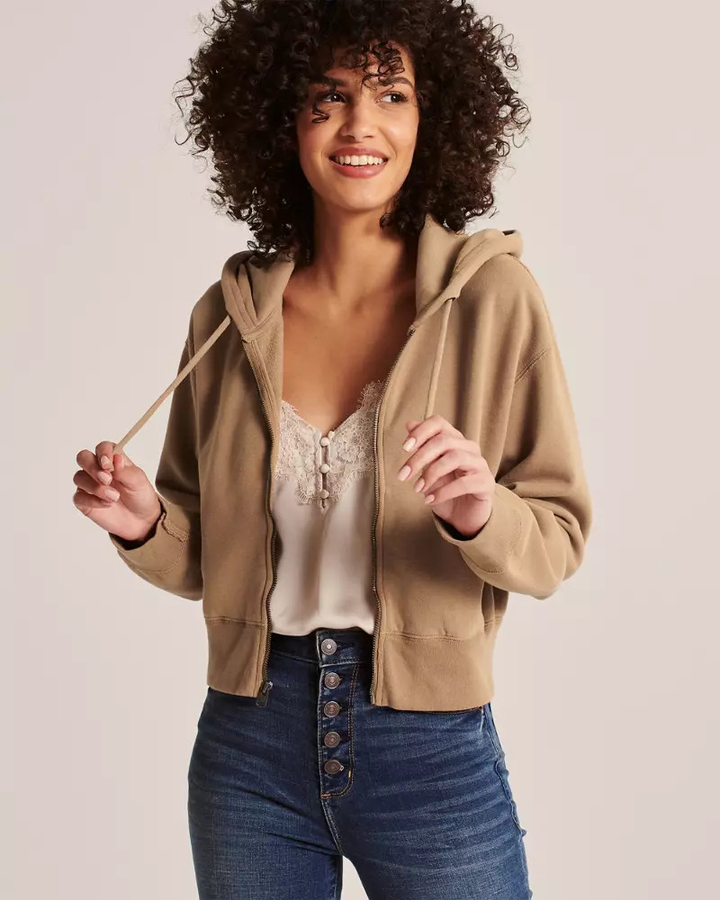 Full-Zip Hoodie | Abercrombie & Fitch US & UK