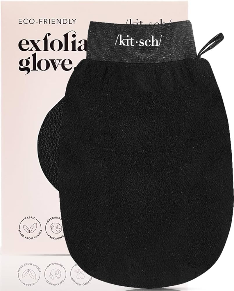Kitsch Deep Exfoliating Glove - Eco Friendly Exfoliating Body Scrubber, Dead Skin Remover & Body ... | Amazon (US)