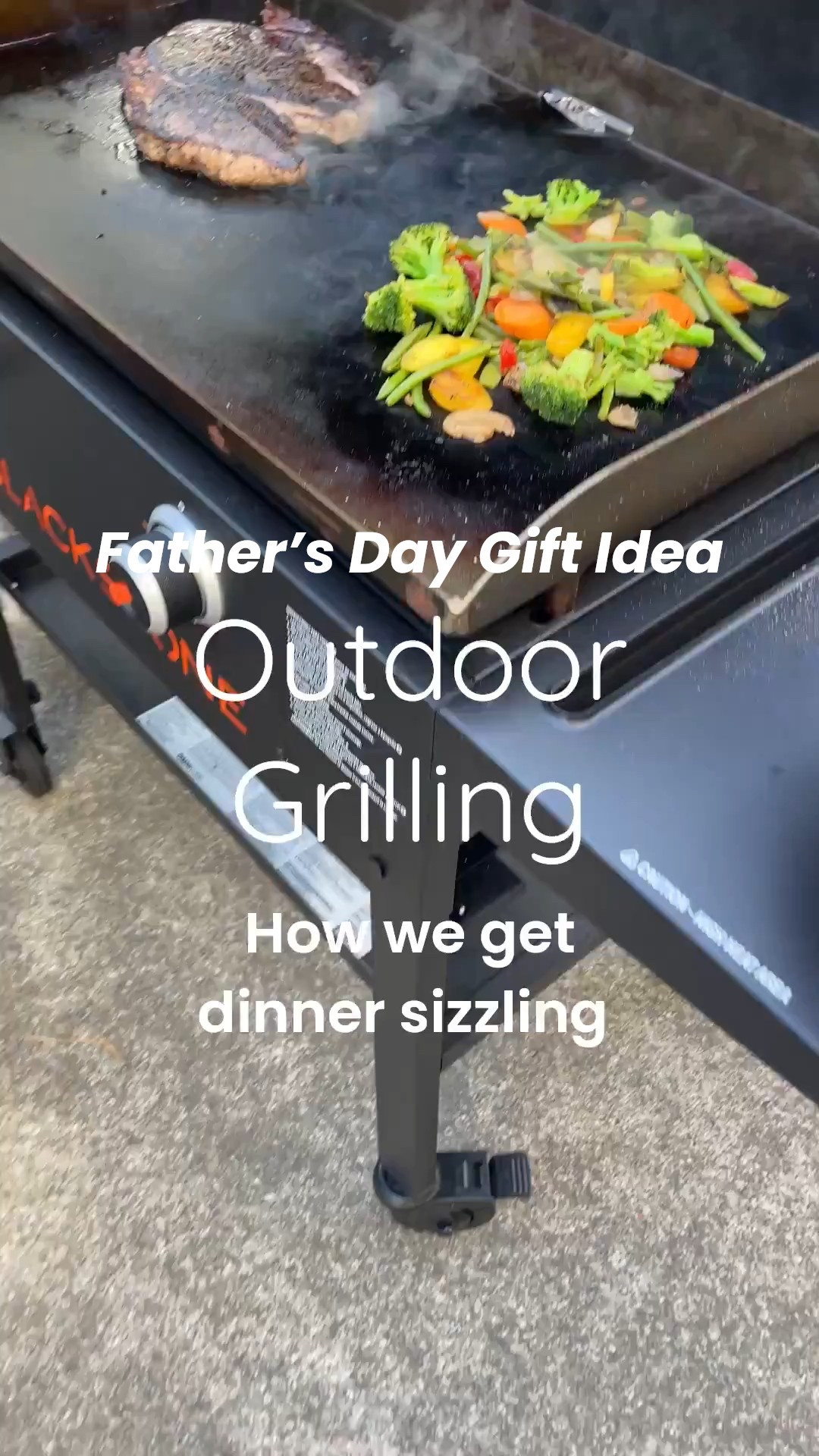 This outdoor griddle can feed our whole family— steak and mixed veggies is a crowd pleaser SO easy to make! We’ll be having as many outdoor dinners as we can this Spring and Summer season



#LTKGiftGuide #LTKMens #LTKSummerEdit