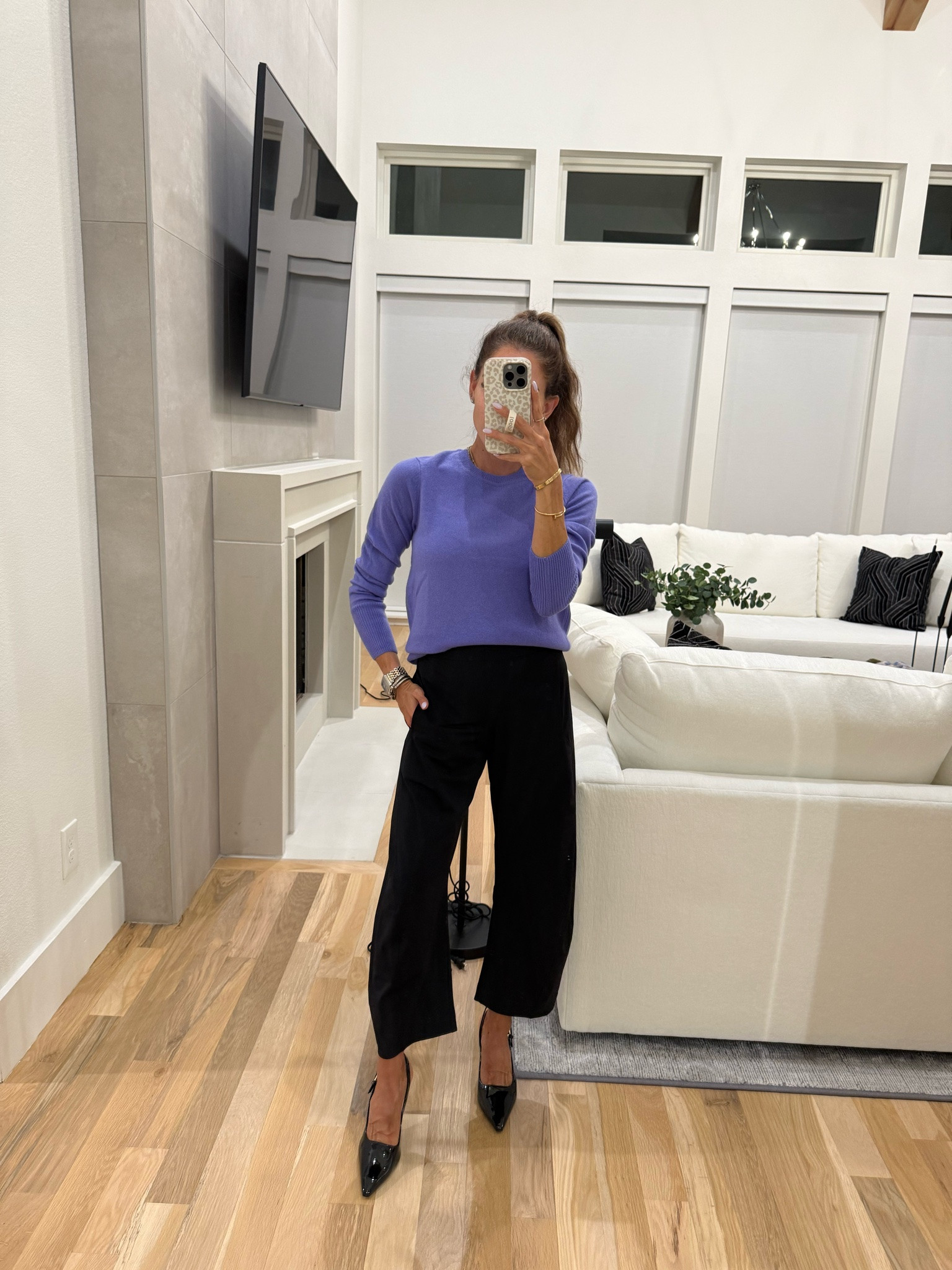Work outfit office outfit cashmere sweater that looks $$ but isn’t Walmart finds non wrinkle pants size 0p

#LTKPetite #LTKSaleAlert #LTKootd