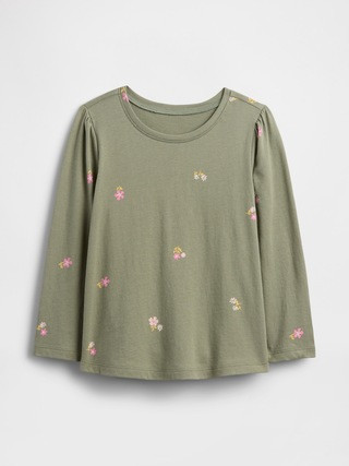 babyGap Puff Sleeve Crewneck T-Shirt | Gap Factory | Gap Factory