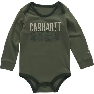 Carhartt Long Sleeve Dog Bodysuit Bronze Green | Tractor Supply
