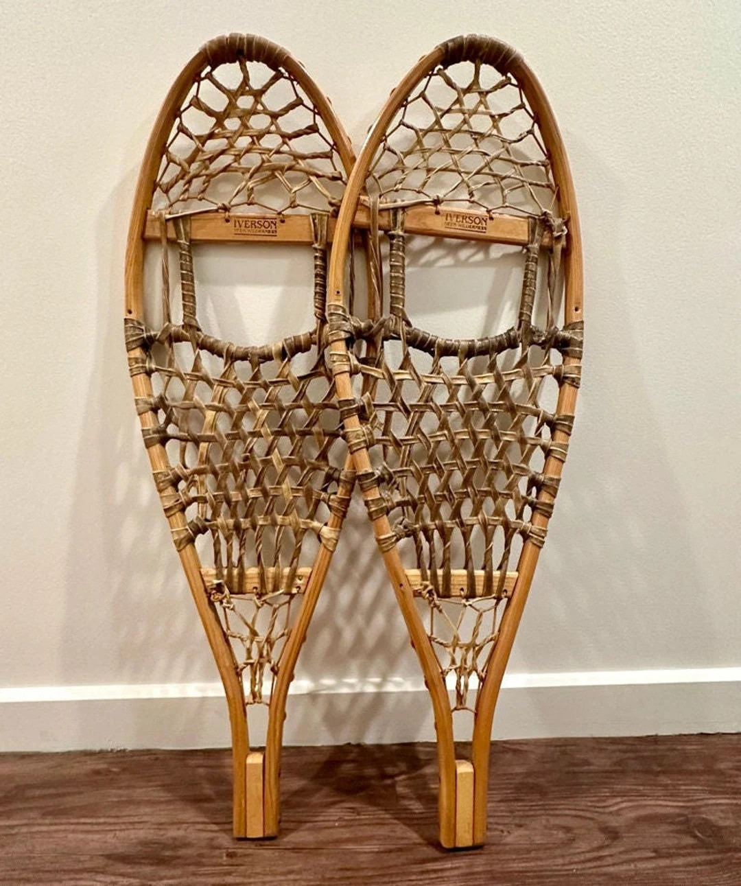 Mounted Pair of Iverson Snowshoes modified Bear Paw Size 12X35 - Etsy | Etsy (US)