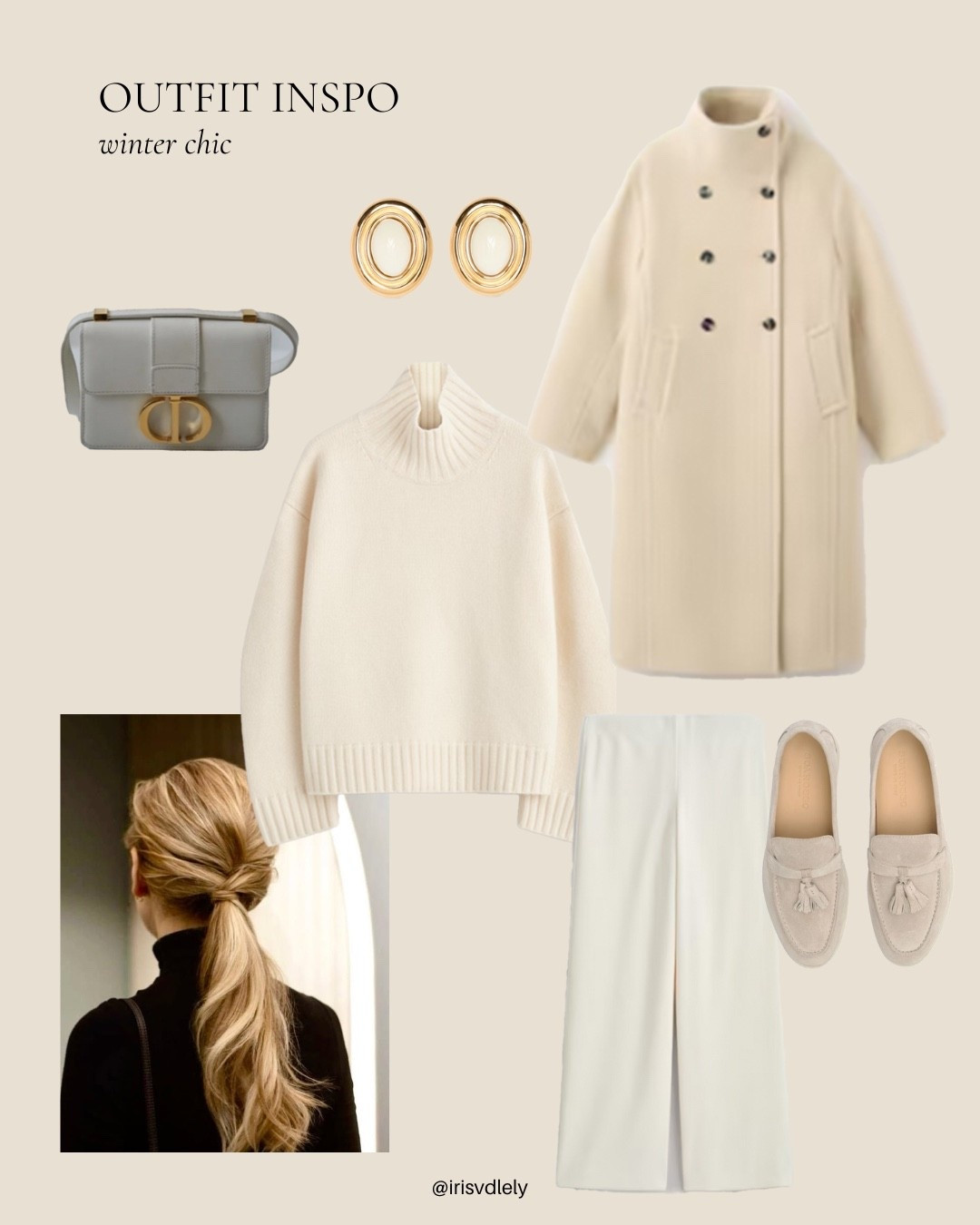 Winter white look. Dior bag is vintage from The Classic Edit 

#LTKeurope #LTKstyletip #LTKwinter