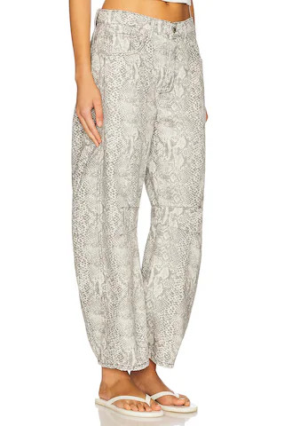Free People Goodluck Printed Barrel Pant in Snake Combo from Revolve.com | Revolve Clothing (Global)