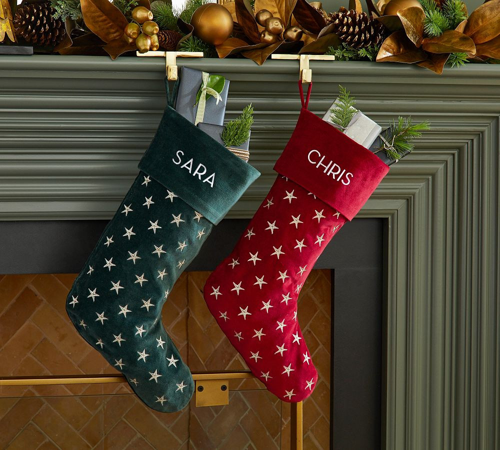 Vintage Star Stocking | Pottery Barn (US)