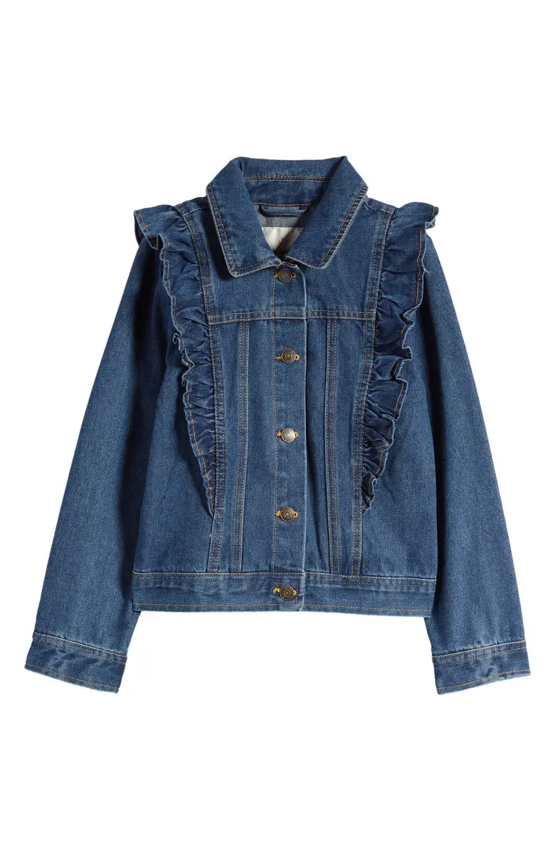 Urban Republic Kids' Ruffle Denim Jacket | Nordstrom | Nordstrom