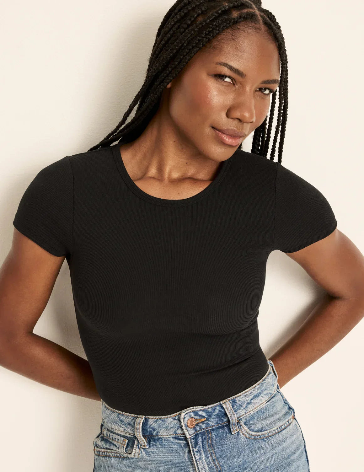 SculptRib™ Cotton T-Shirt | Supportive T-Shirt | Knix US