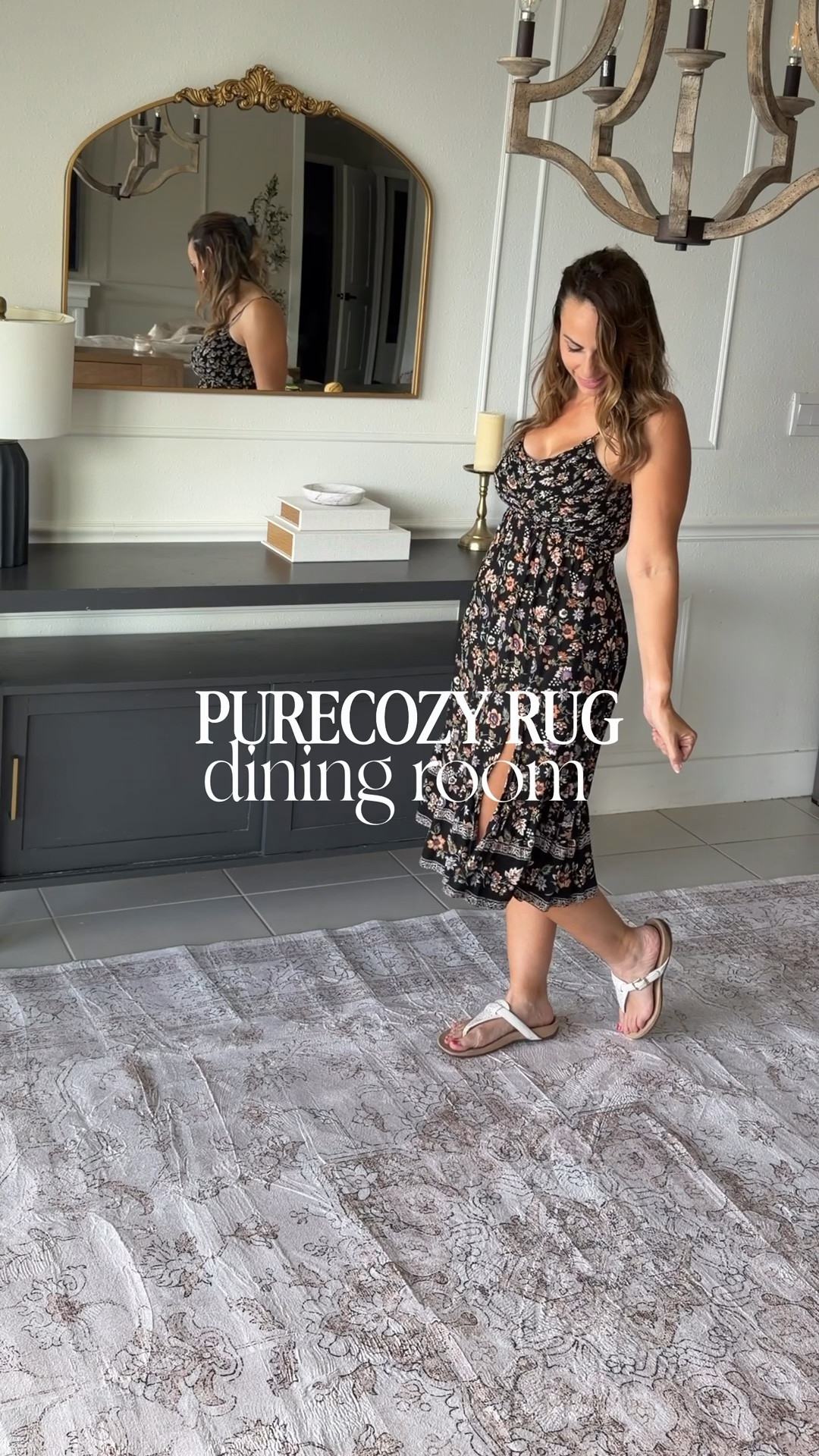 I have these rugs in our office, living room, and our dining room. They're so soft, lightweight enough that I can move them around by myself, and they've been amazing with three kids and two small dogs.

The biggest thing for me? Spills sit on top instead of soaking right in, so cleanup is super easy. And if you're putting it on hard floors, you don't need a separate rug pad because it already has a non-slip backing built in.

Definitely one of those home finds that are functional and pretty.

#LTKHome