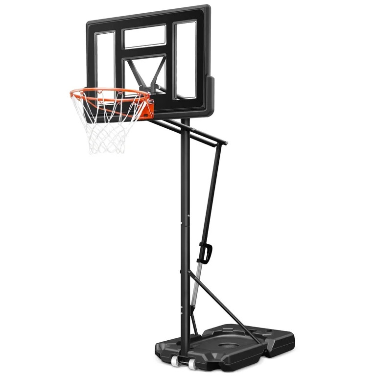 SERAY Basketball Hoop 4.9-10 feet Height Adjustable for Kids, Teens & Adults, 44 inch Backboard a... | Walmart (US)