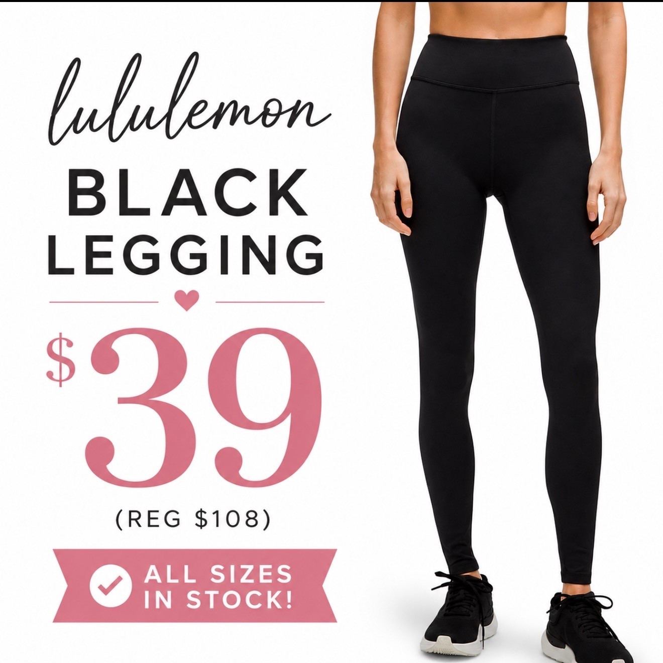 🛑 STOP RIGHT THERE ‼️ LULULEMON LEGGINGS IN BLACK DOWN TO $39 (REG $108) & ALL SIZES IN STOCK!!

#LTKSaleAlert #LTKootd