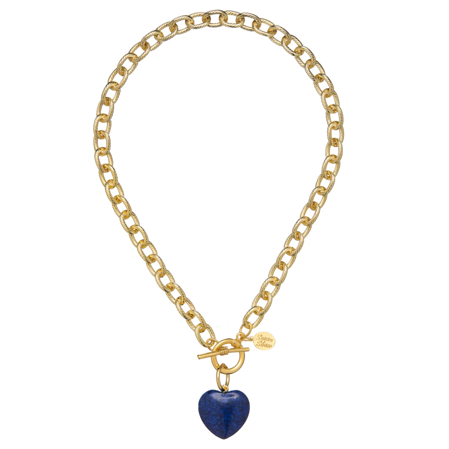 Stone Heart Toggle Necklace | Susan Shaw