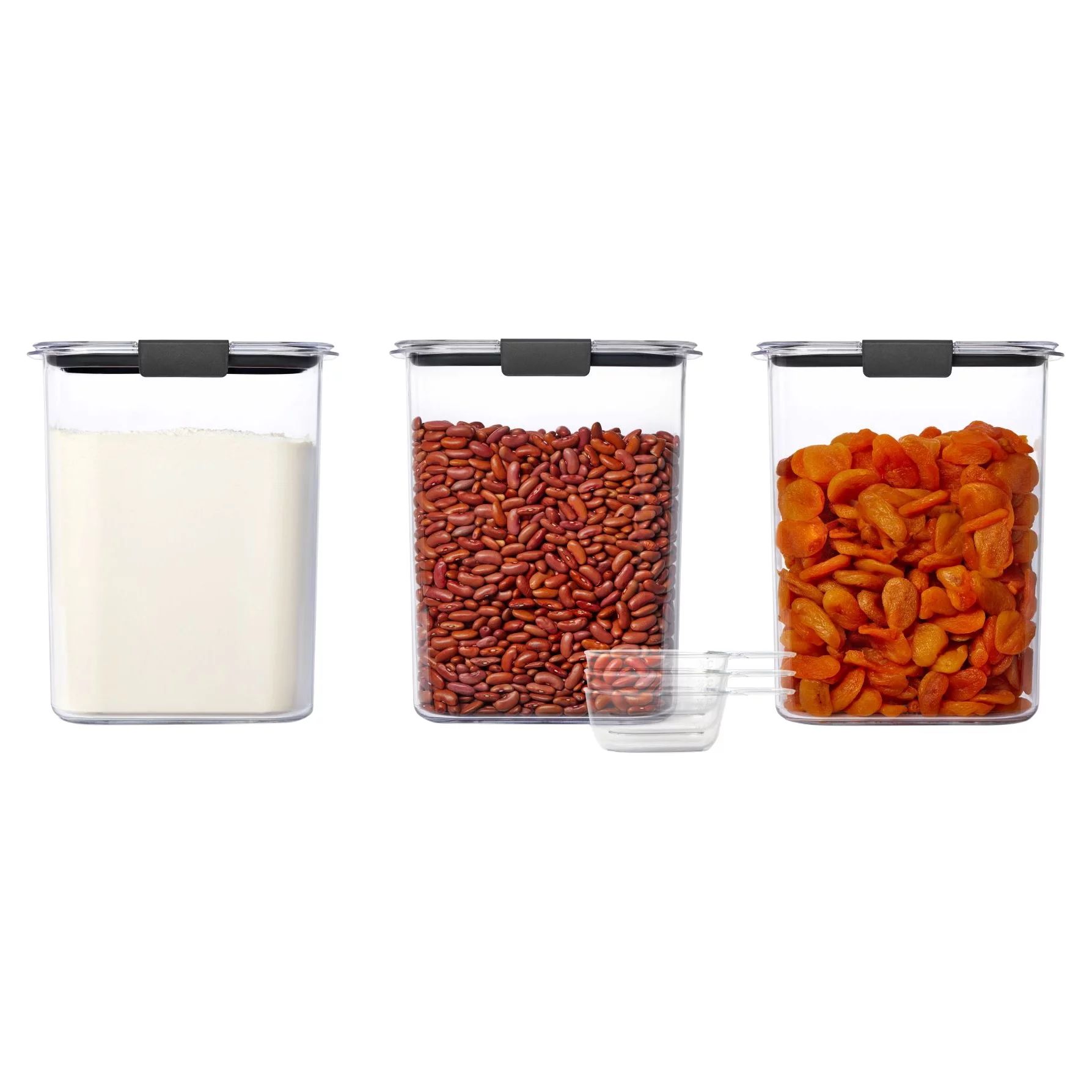 Rubbermaid Brilliance Pantry 3-Piece Set, Clear and Airtight Food and Pantry Storage Containers | Walmart (US)