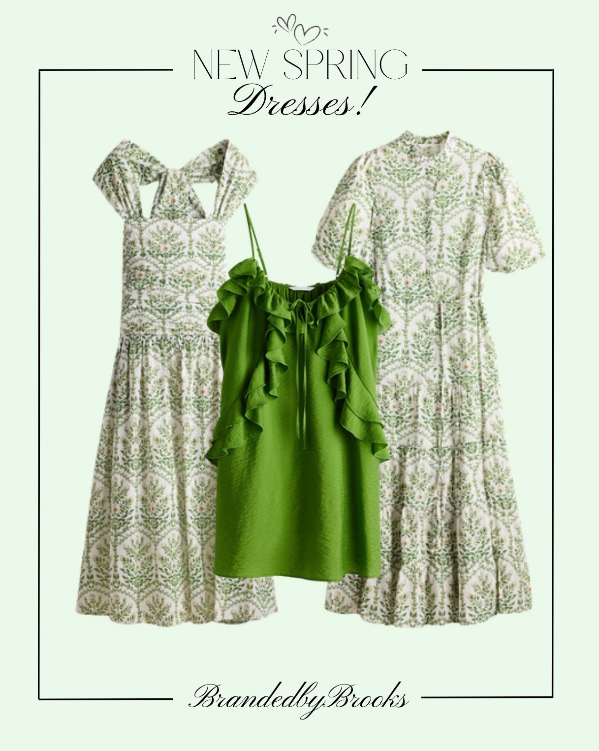 Spring dresses that just feel like a fresh start 💚🌿

From soft florals to the prettiest pop of green, these are the kind of pieces you’ll reach for all season long—easy, breezy, and effortlessly feminine.

Perfect for brunch dates, showers, or just romanticizing your everyday ✨

Linked all my favorites for you 🛍️

#LTKSeasonal #LTKootd #LTKgrwm