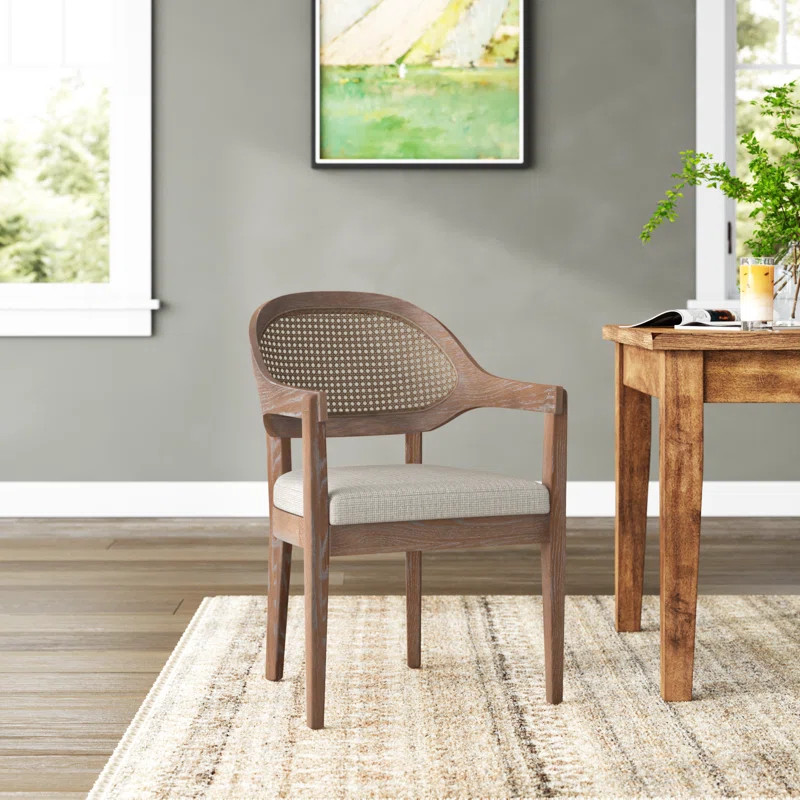 Copley Arm Chair in Taupe Beige | Wayfair North America