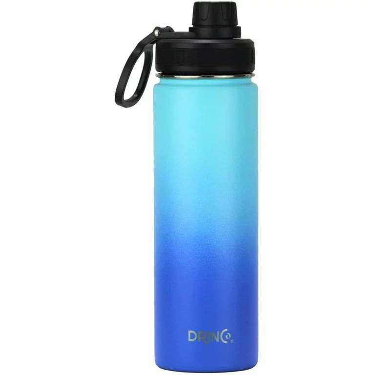 Drinco Water Bottle Double Wall Vacuum Insulated Stainless Steel, 22oz Morning Sky Blue - Walmart... | Walmart (US)