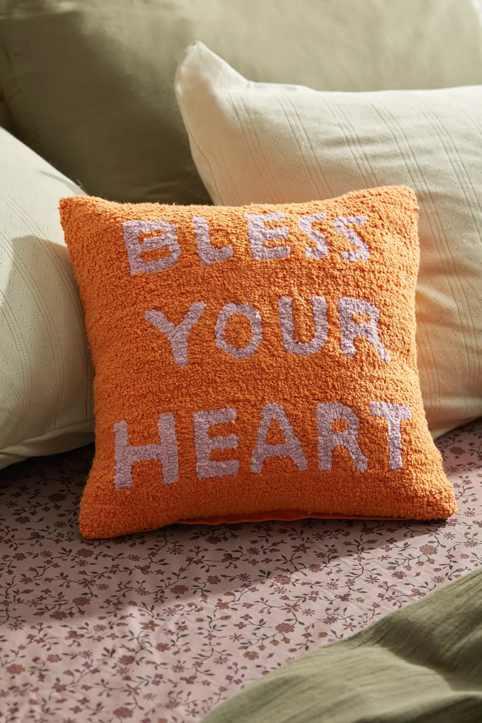 Bless Your Heart Throw Pillow | Urban Outfitters (US and RoW)