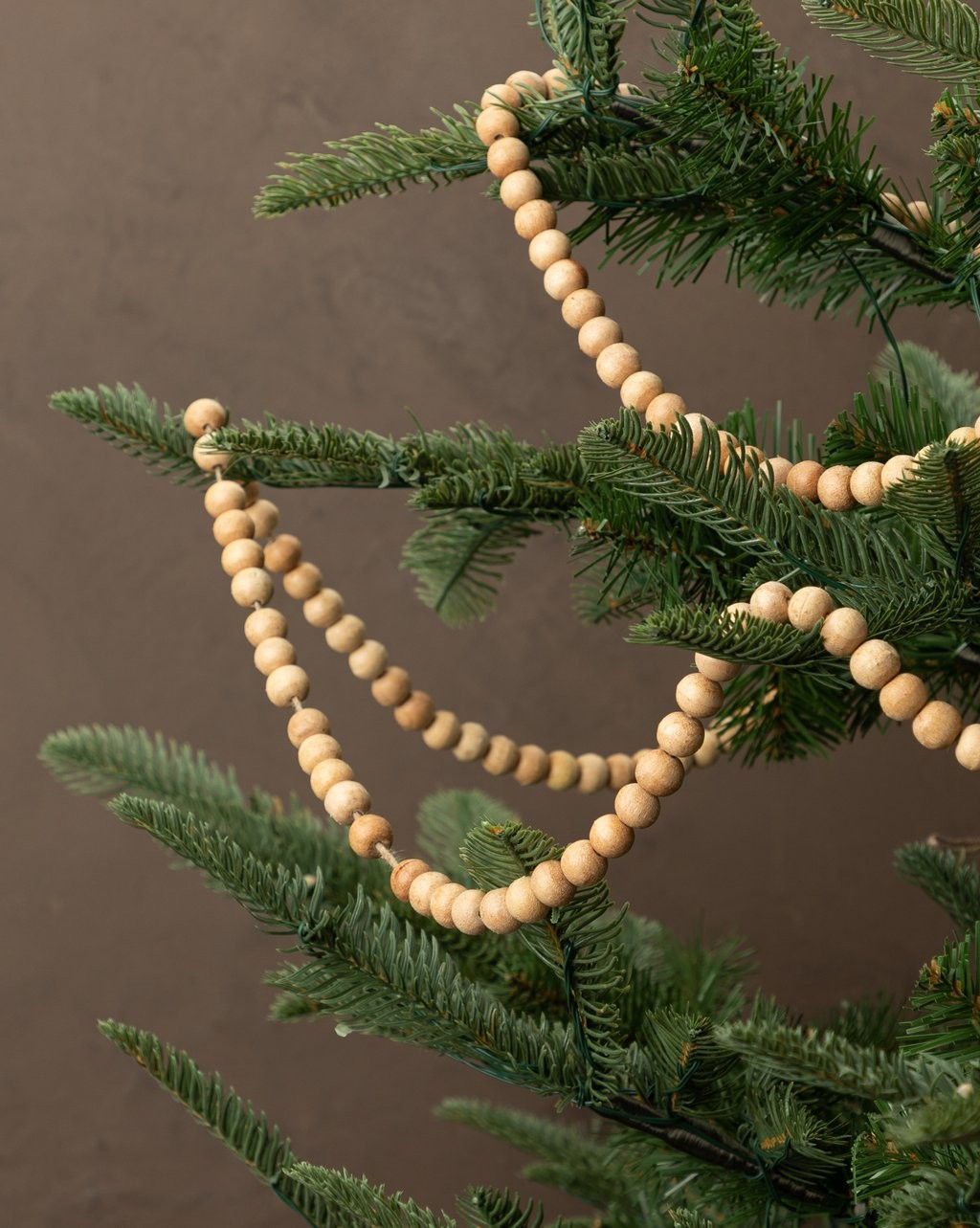 Natural Wooden Beaded Garland | McGee & Co.