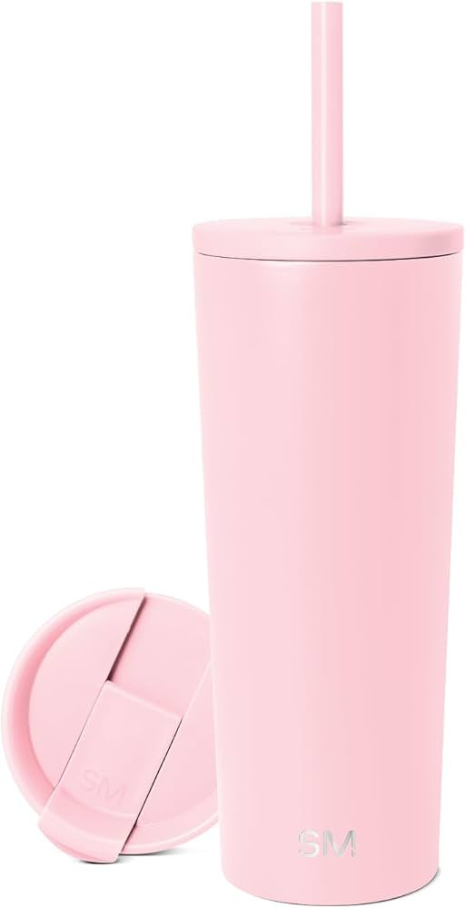 Simple Modern Insulated Tumbler with Lid and Straw | Iced Coffee Cup Reusable Stainless Steel Wat... | Amazon (US)