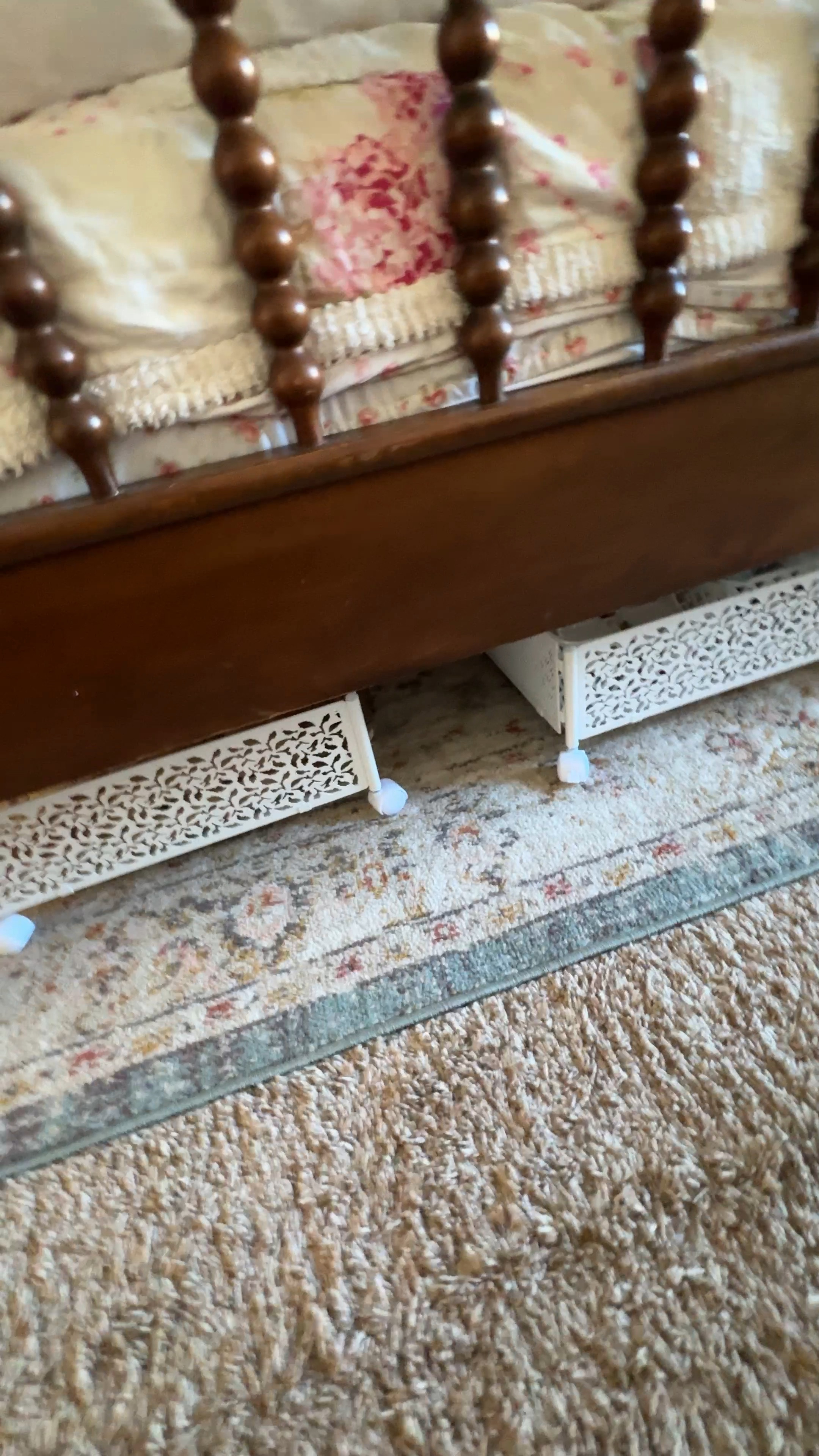 Under bed rolling storage. So easy to put together and cute to look at under bed too! 

#LTKfindsunder100 #LTKfindsunder50 #LTKhome