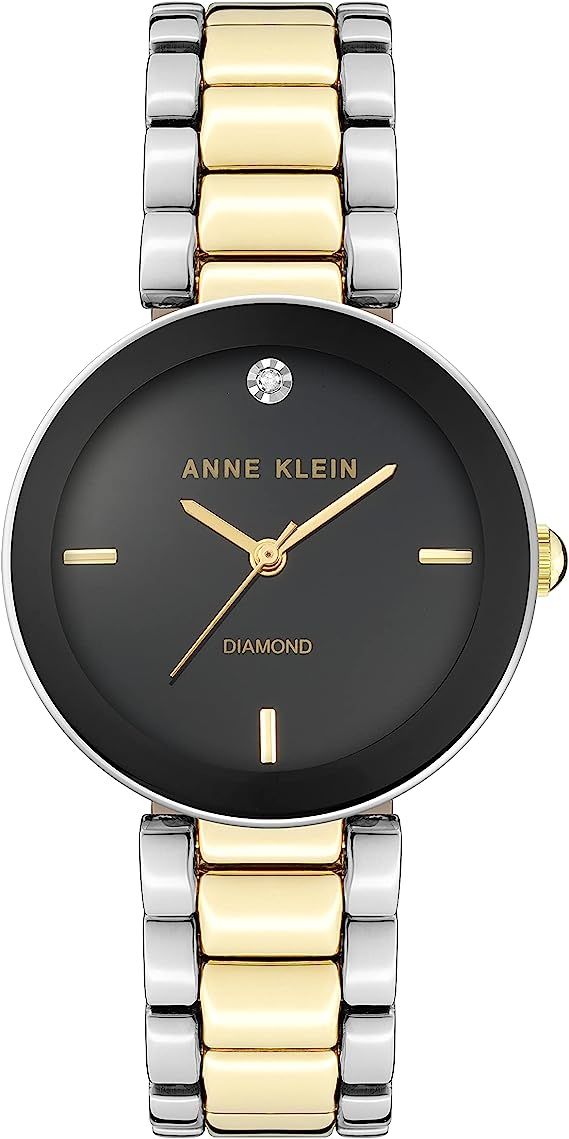 Anne Klein Women's Genuine Diamond Dial Bracelet Watch | Amazon (US)