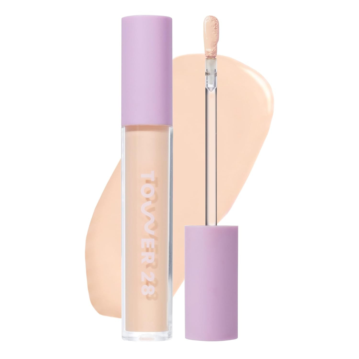 Tower 28 Swipe Serum Hydrating Concealer, 4.0 Light/Medium Cool (0.22 oz) | Amazon (US)