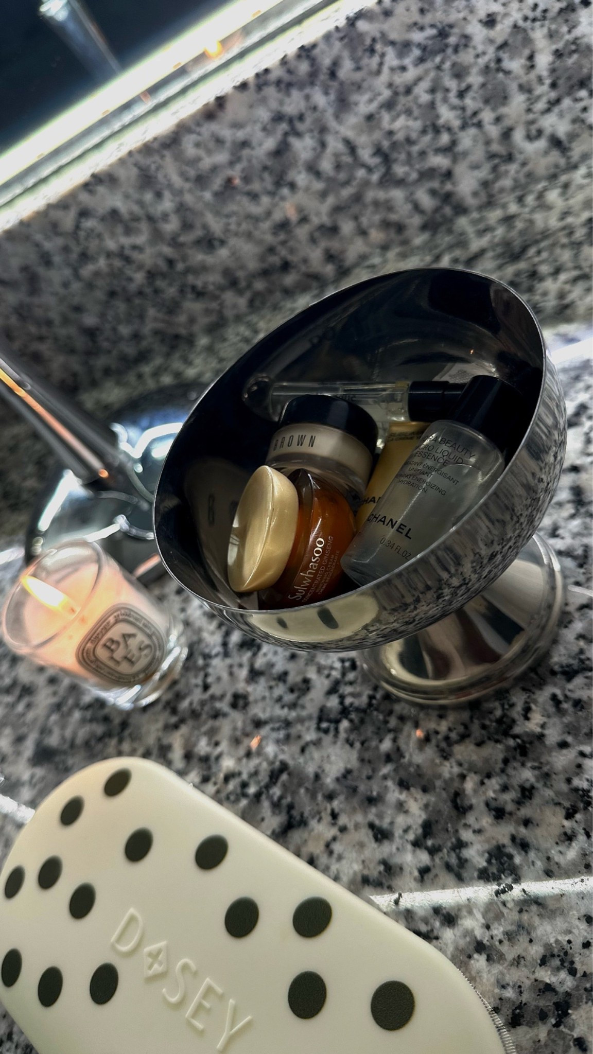 I’ve cream bowl Used as a sample holder

#LTKgrwm #LTKdayinmylife #LTKootd