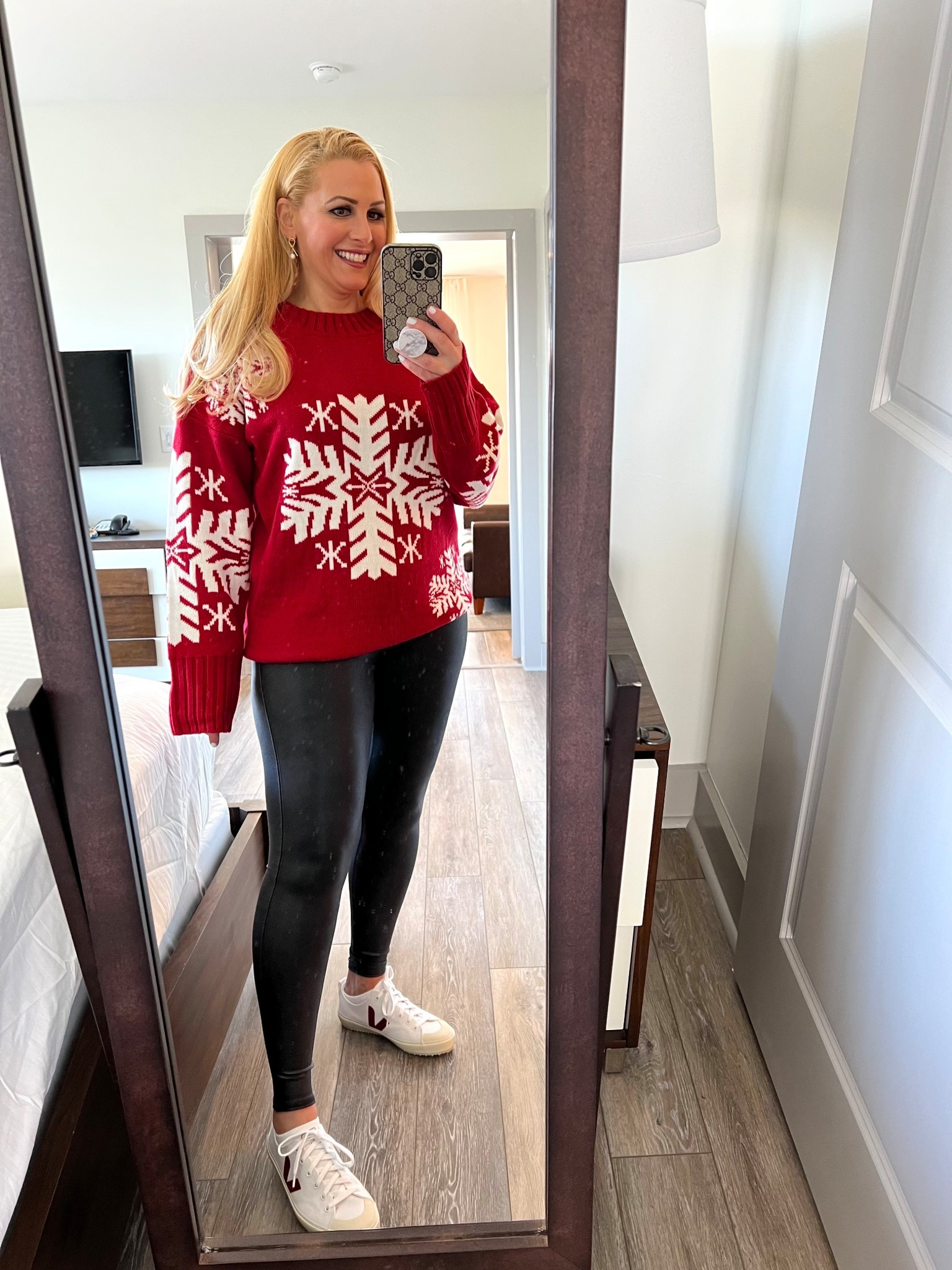 Winter travel outfit 

This outfit is festive and great for traveling in the car or airplane. Wearing a large in everything!


#LTKSeasonal #LTKFindsUnder100 #LTKOver40 #LTKWorkwear #LTKActive #LTKSaleAlert #LTKFindsUnder50 #LTKGiftGuide #LTKHoliday #LTKMidsize #LTKTravel #LTKgrwm #LTKootd #LTKstorytime 