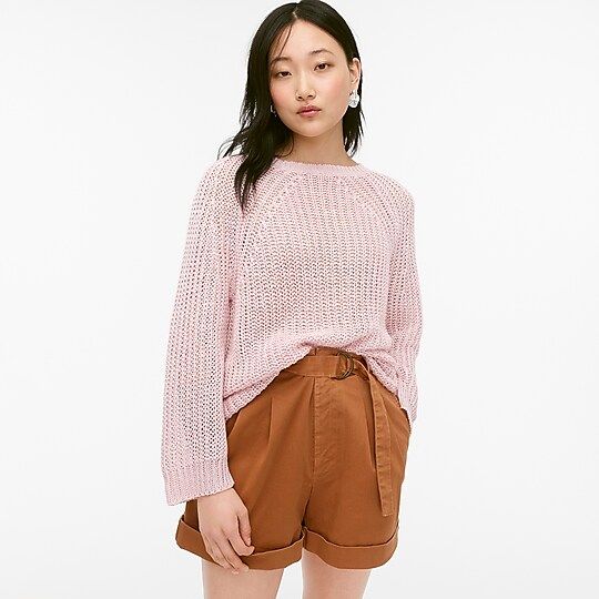 Relaxed-fit linen beach sweater | J.Crew US