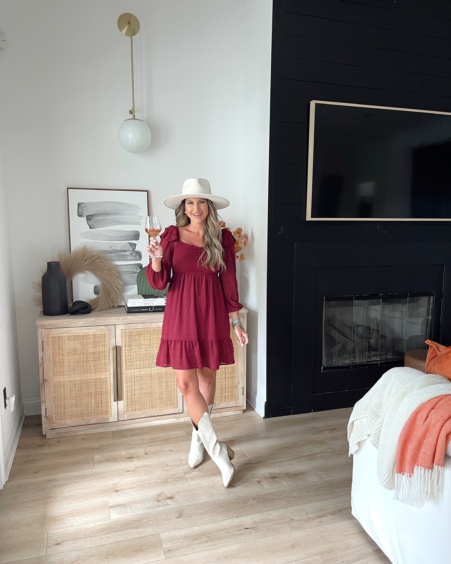 In a small dress for fall from Amazon - fits TTS.

#LTKSeasonal #LTKstyletip #LTKunder50