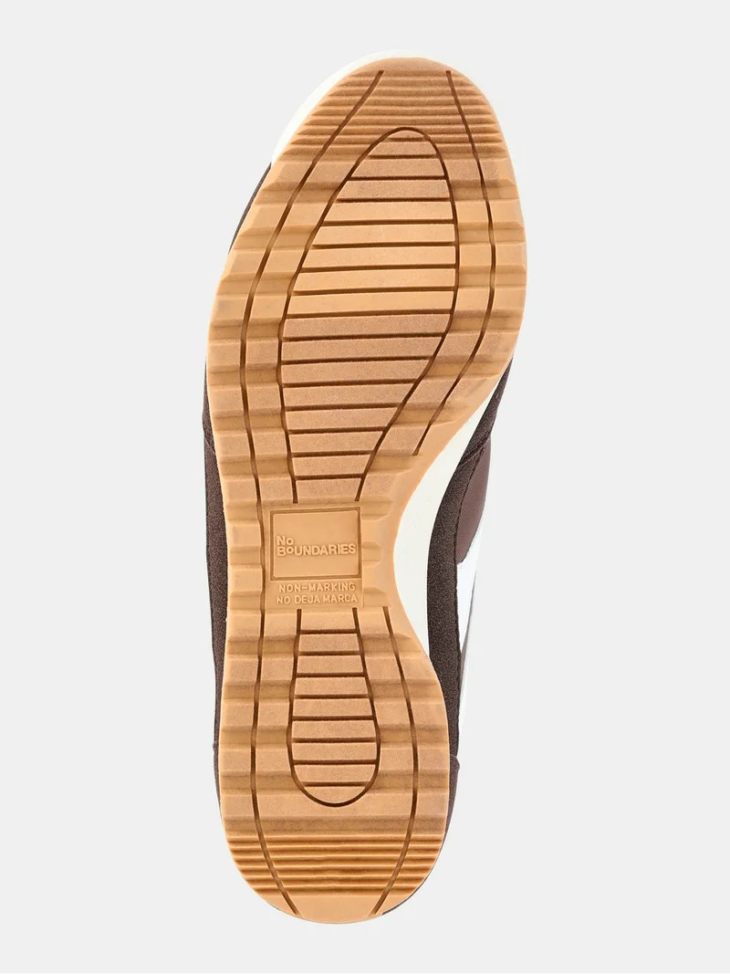 No Boundaries Retro Lace-Up Sneakers, Women’s - Walmart.com | Walmart (US)