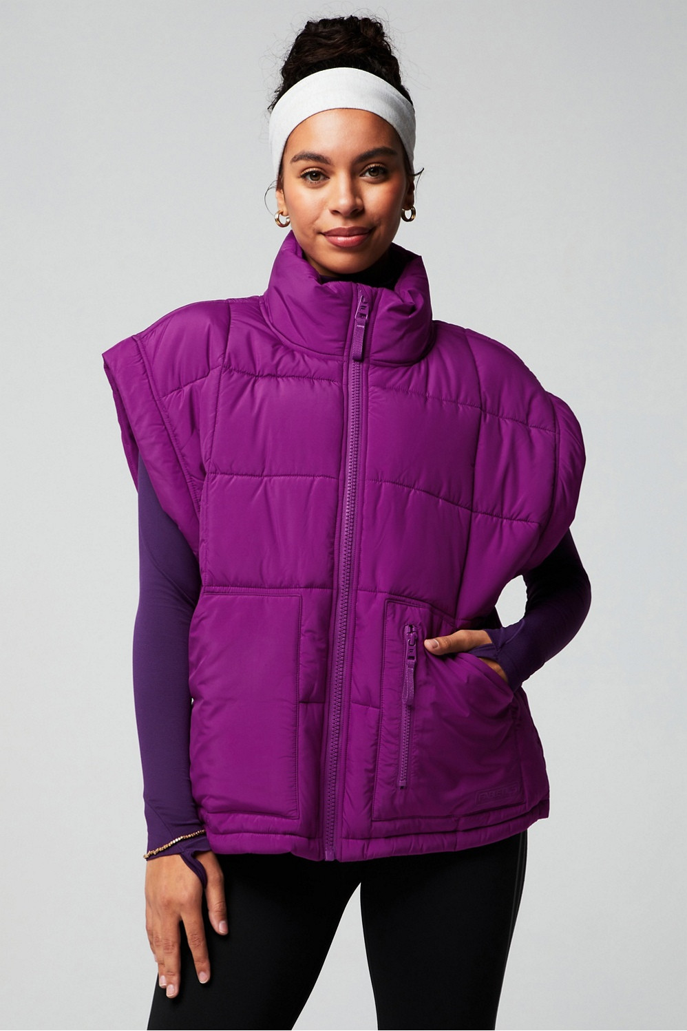 Cloud Nine Oversized Puffer Vest | Fabletics - North America